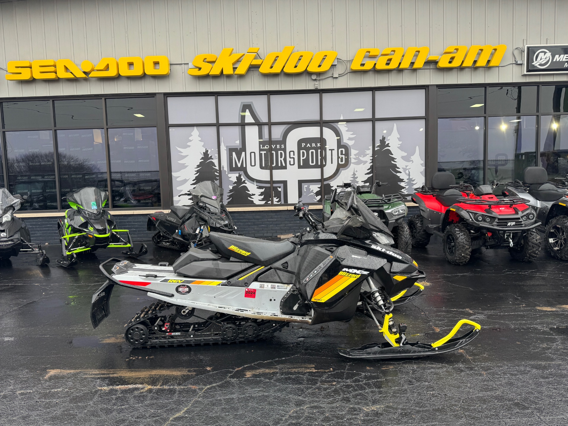 2019 Ski-Doo MXZ Blizzard 850 E-TEC in Roscoe, Illinois - Photo 1