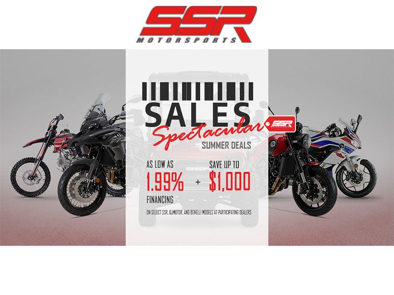 SSR Motorsports - Sales Spectacular Summer Deals