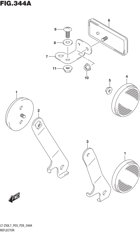 REFLECTOR (LT-Z50L7 P28)