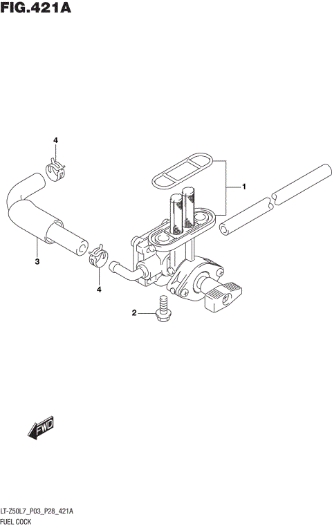 FUEL COCK (LT-Z50L7 P03)