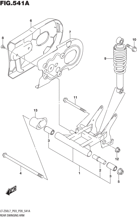 REAR SWINGINGARM