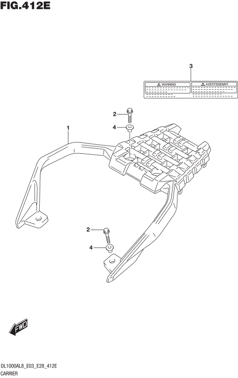 CARRIER (DL1000XAL8 E28)