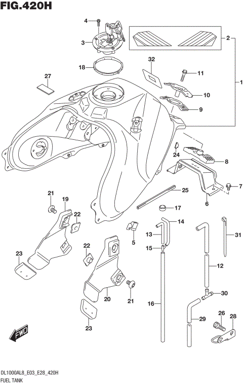 FUEL TANK (DL1000XAL8 E28)