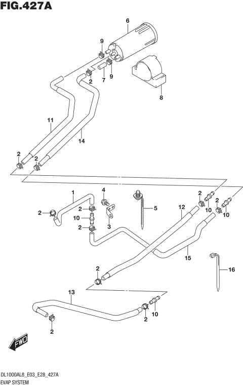 EVAP SYSTEM (DL1000AL8 E33)