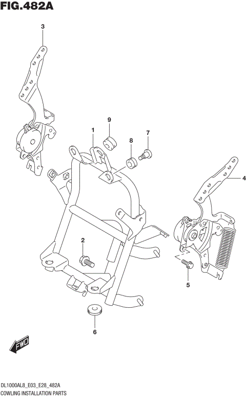 COWLING INSTALLATION PARTS