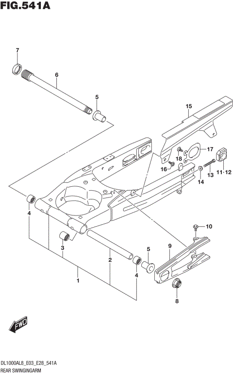 REAR SWINGINGARM