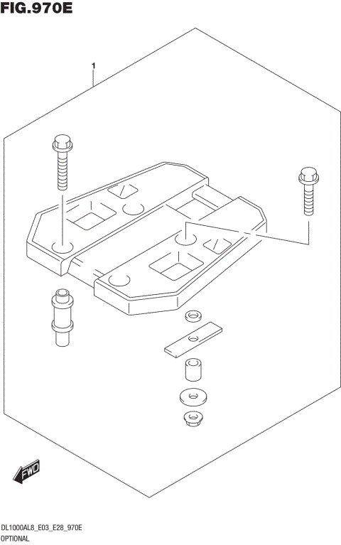 OPTIONAL (TOP CASE BRACKET SET)
