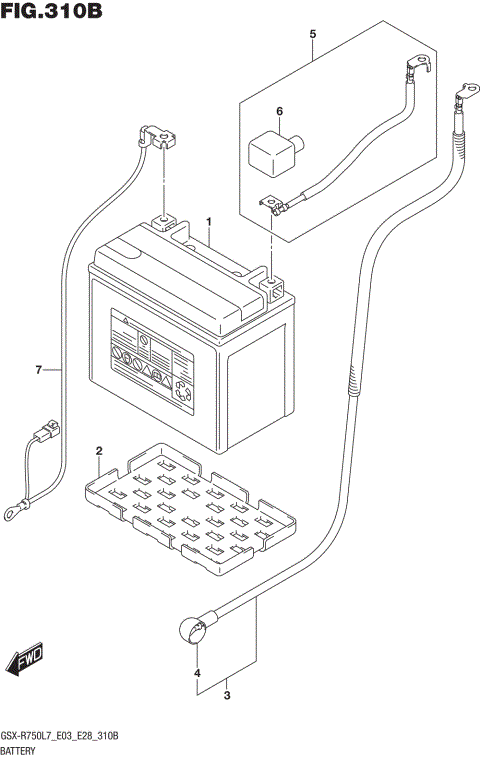 BATTERY (GSX-R750L7 E28)