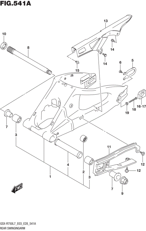 REAR SWINGINGARM