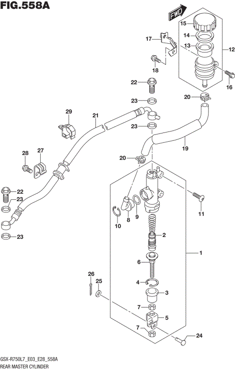 REAR MASTER CYLINDER