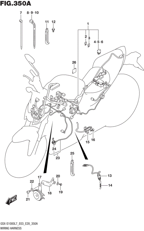 WIRING HARNESS (GSX-S1000L7 E33)