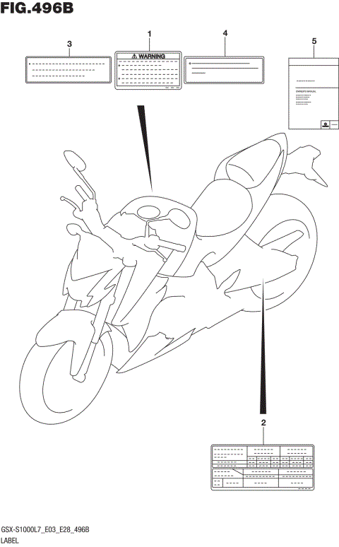 LABEL (GSX-S1000AL7 E03)