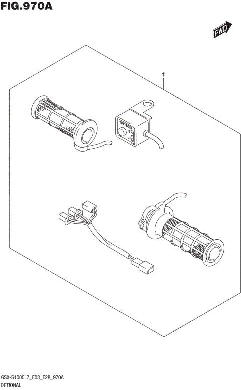 OPTIONAL (GRIP HEATER SET)