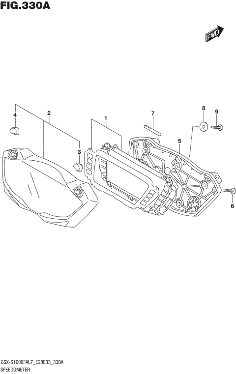 SPEEDOMETER (GSX-S1000FAL7 E28)