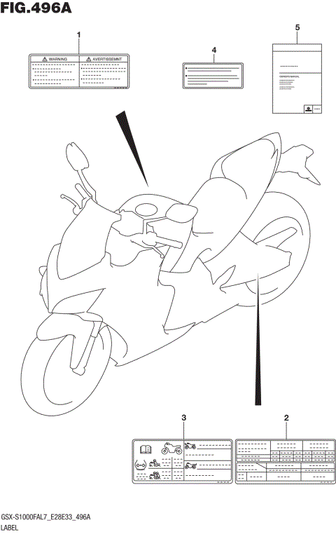LABEL (GSX-S1000FAL7 E28)