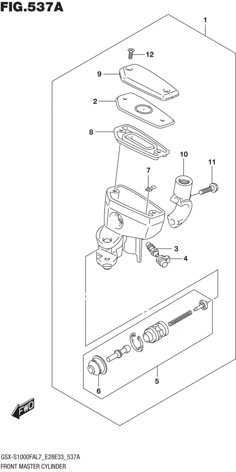 FRONT MASTER CYLINDER