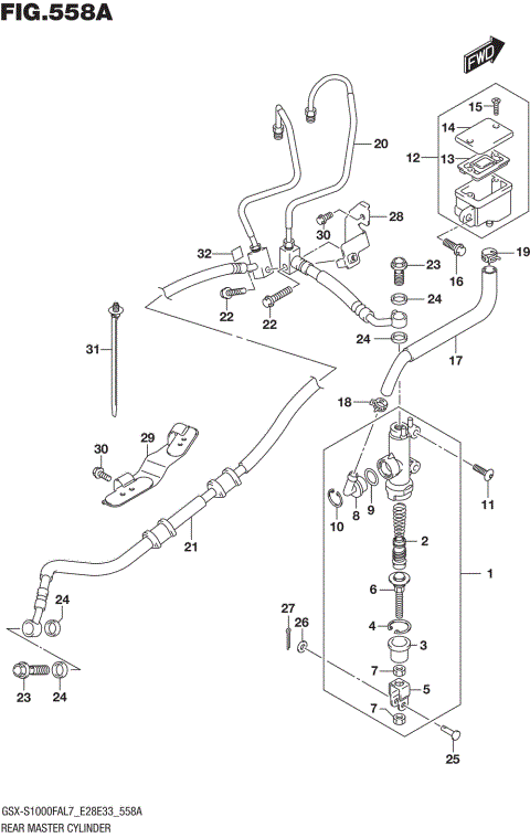 REAR MASTER CYLINDER