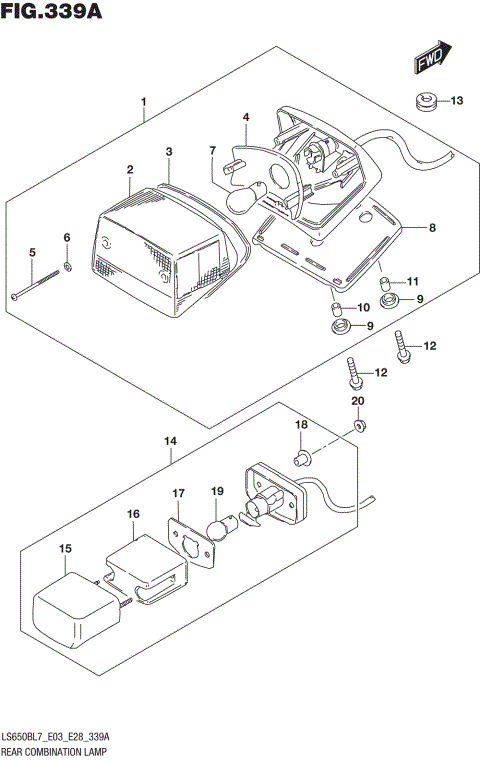 REAR COMBINATION LAMP
