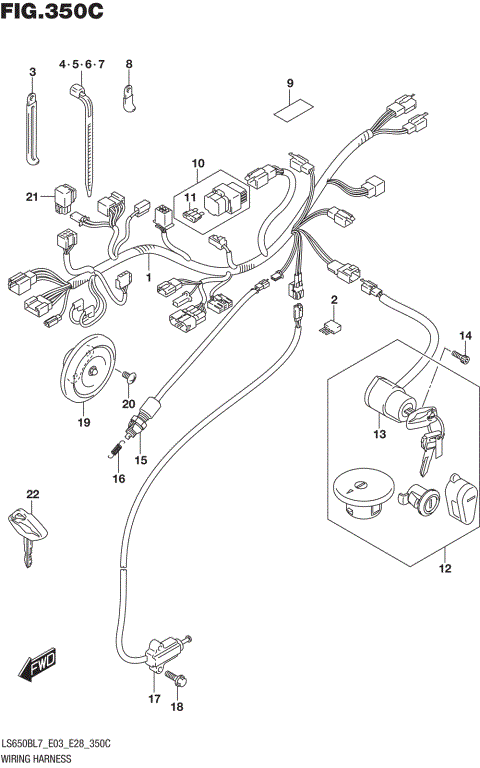 WIRING HARNESS (LS650BL7 E33)