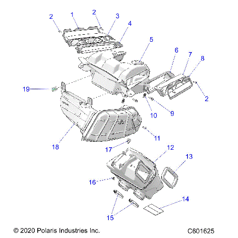 ENGINE, AIR INTAKE SYSTEM - S21TDV8RS/8RE ALL OPTIONS (C601625)