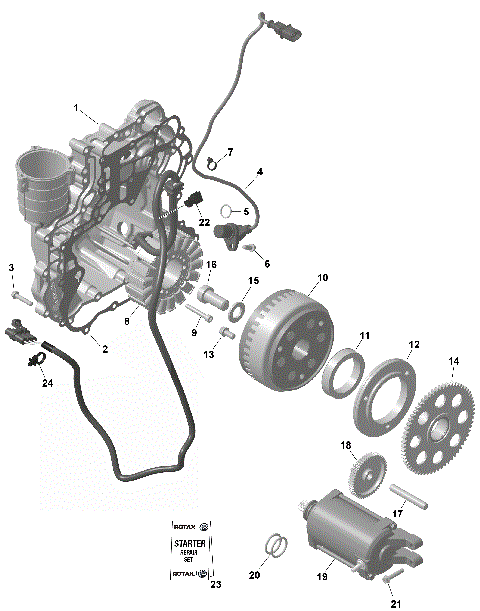 01- ROTAX - Magneto and Electric Starter
