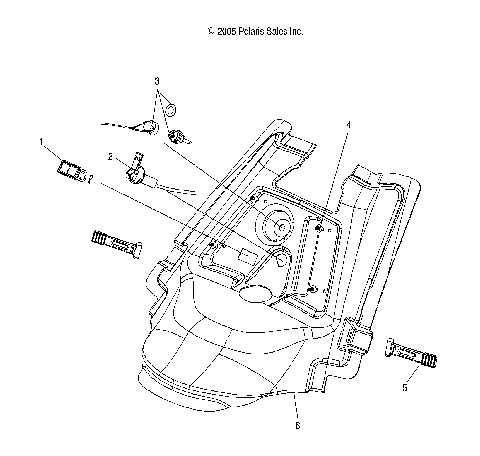CONSOLE MOUNTING - S07MX4CS/CE (4997179717A11)
