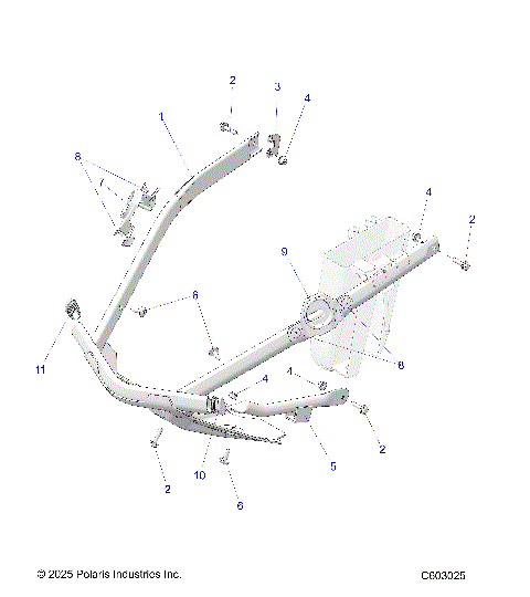 BODY, BUMPER, FRONT - S26TFM9BSB/9BSC (C603025)