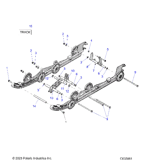 SUSPENSION, REAR - S26TFF6RSL/TFP6RSL (C603061)