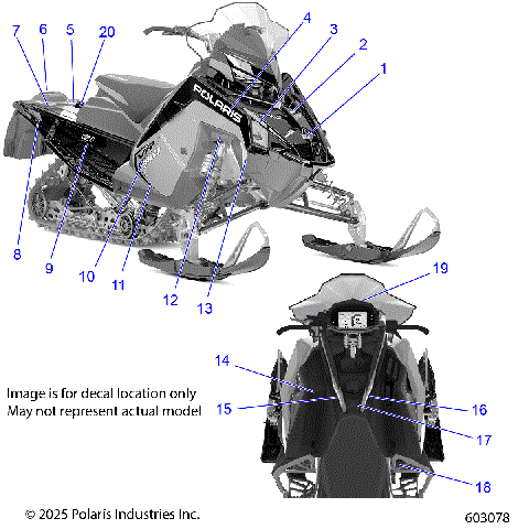 BODY, DECAL, BLACK SIDE PANEL W/BLU DUSK ACCENT - S26TDZ8RS (603078)