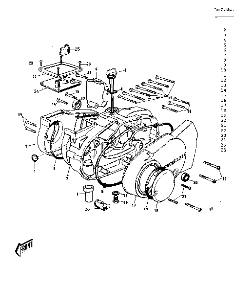 ENGINE COVERS (G3SS-C) ('69-'73)