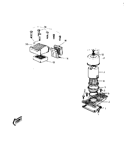 AIR CLEANER ('69-'73)