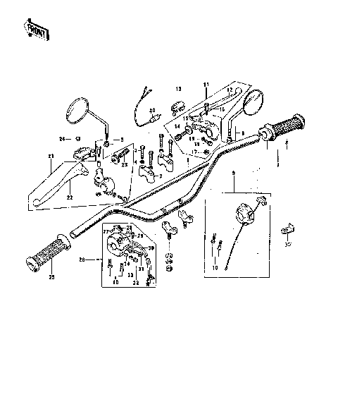 HANDLEBAR (G3SS-E) ('74-'75)
