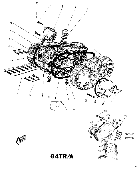 ENGINE COVERS G4TR/A ('70-'73)