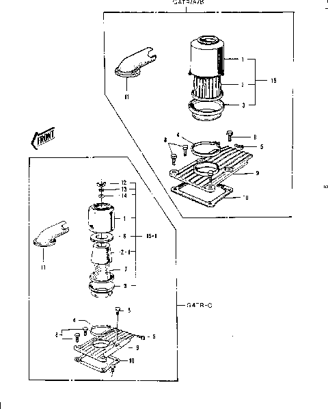 AIR CLEANER ('70-'73)