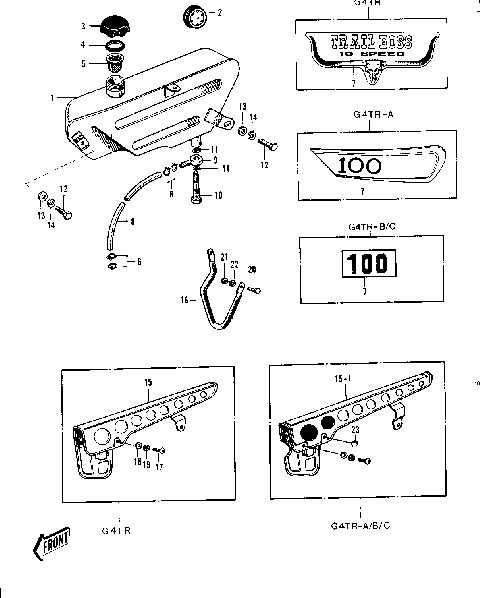 OIL TANK/CHAIN COVER ('70-'73)