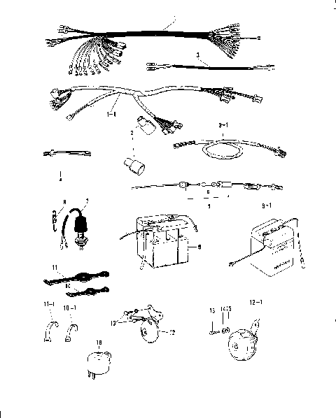 CHASSIS ELECTRICAL EQUIPMENT ('70-'73)