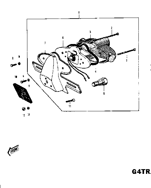 TAILLIGHT G4TR/A ('70-'73)