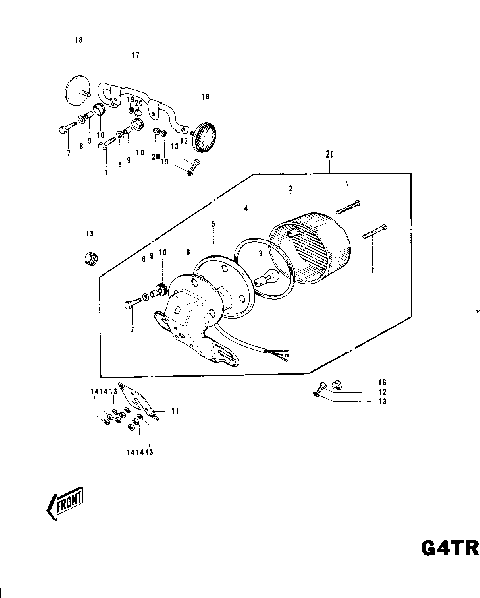 TAILLIGHT G4TR-C ('70-'73)