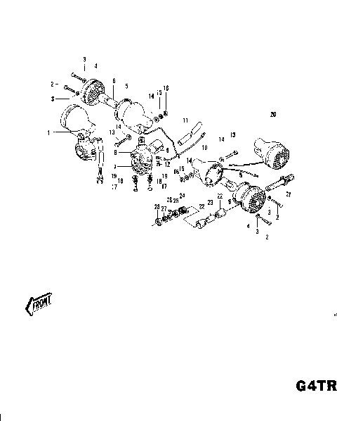 TURN SIGNALS G4TR-C ('70-'73)