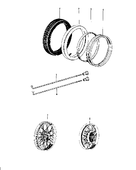 WHEELS/TIRES ('74-'75)