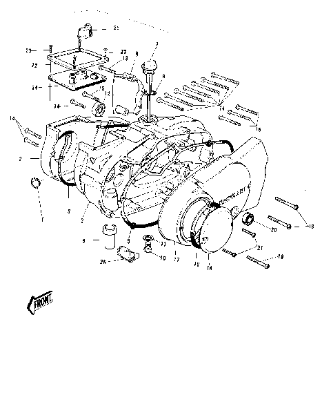 ENGINE COVERS ('73-'73 G5-A)