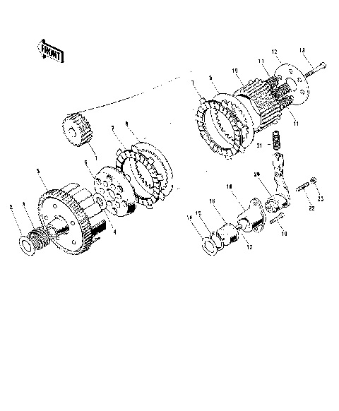 CLUTCH ('72-'73 G5-A)