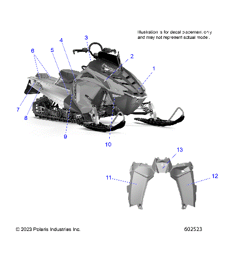 BODY, DECAL - S24CEU5TSL (602523)