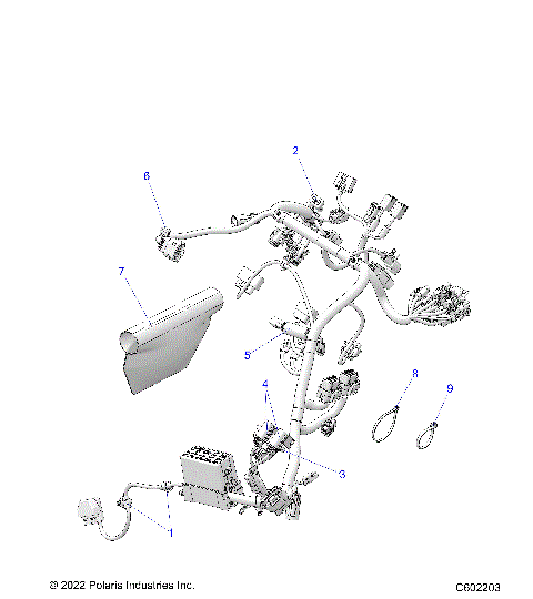 ELECTRICAL, WIRE HARNESS, MAIN - S24TFM9BS/9BE (C602203)