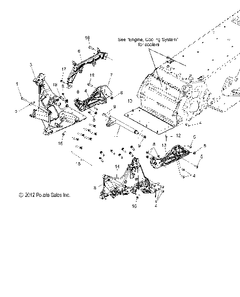 CHASSIS, BULKHEAD ASM. - S15CL6/CW6 ALL OPTIONS (49SNOWCHASSISFRT13600RUSH)