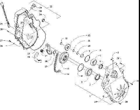 CHAIN CASE ASSEMBLY [108329]