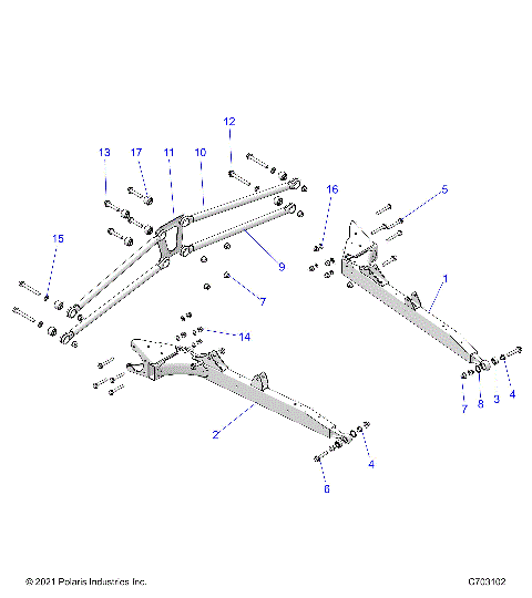 SUSPENSION, REAR CONTROL ARMS - Z25NMF99A4/A5/B4/B5 (C703102)