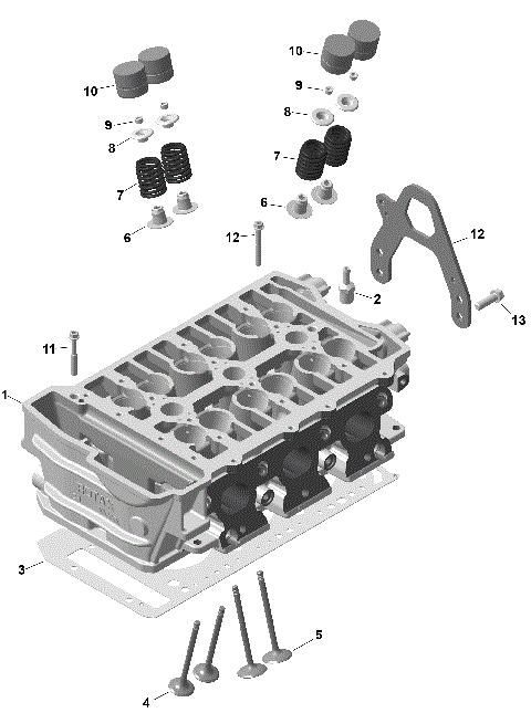 01- ROTAX - Cylinder Head