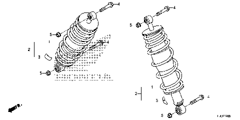 REAR SHOCK ABSORBER (1)