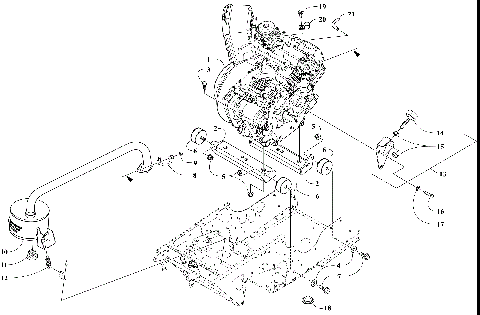 ENGINE, EXHAUST, AND RELATED PARTS [107954]